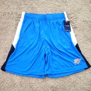 Men's Oklahoma City Thunder Shorts With Drawstring- LG (Brand New With Tags!)